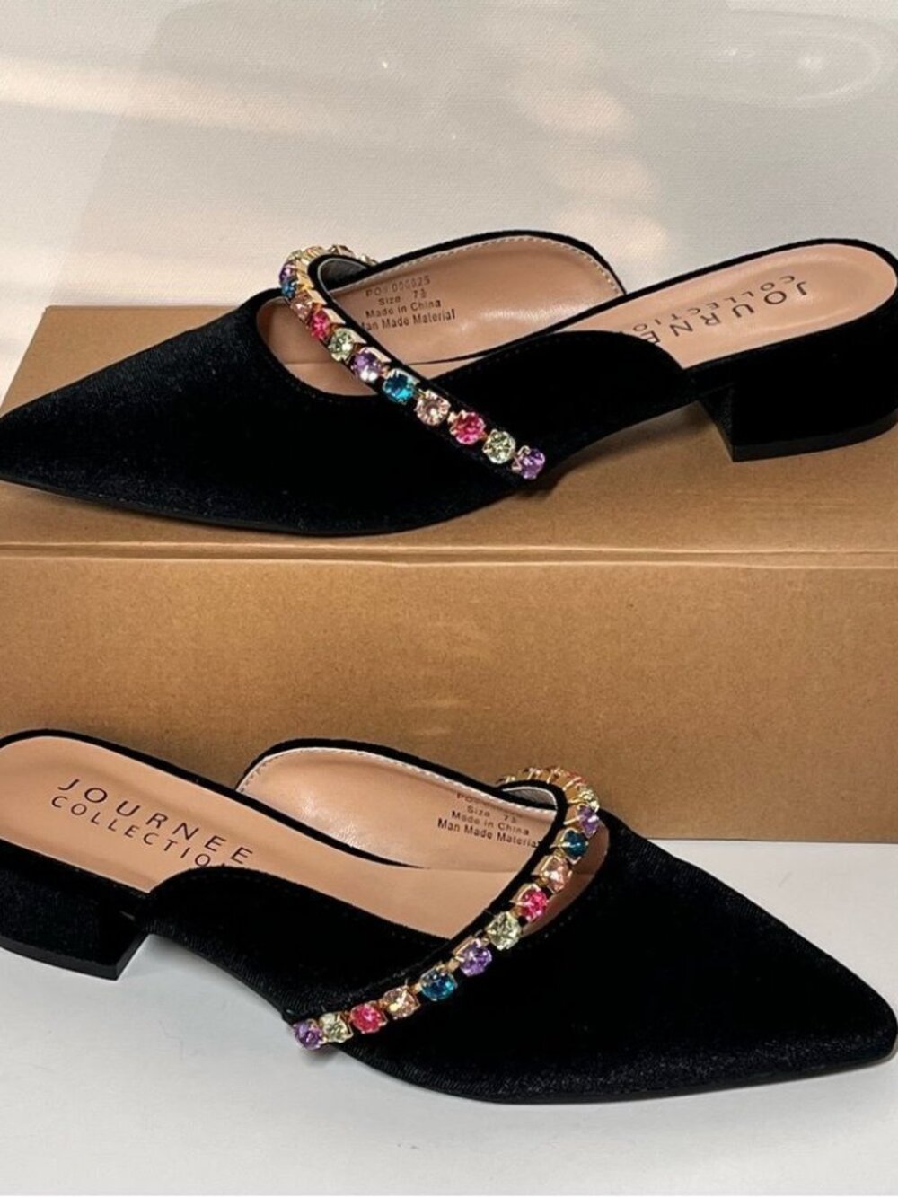 Journee Collection Jewel Mules